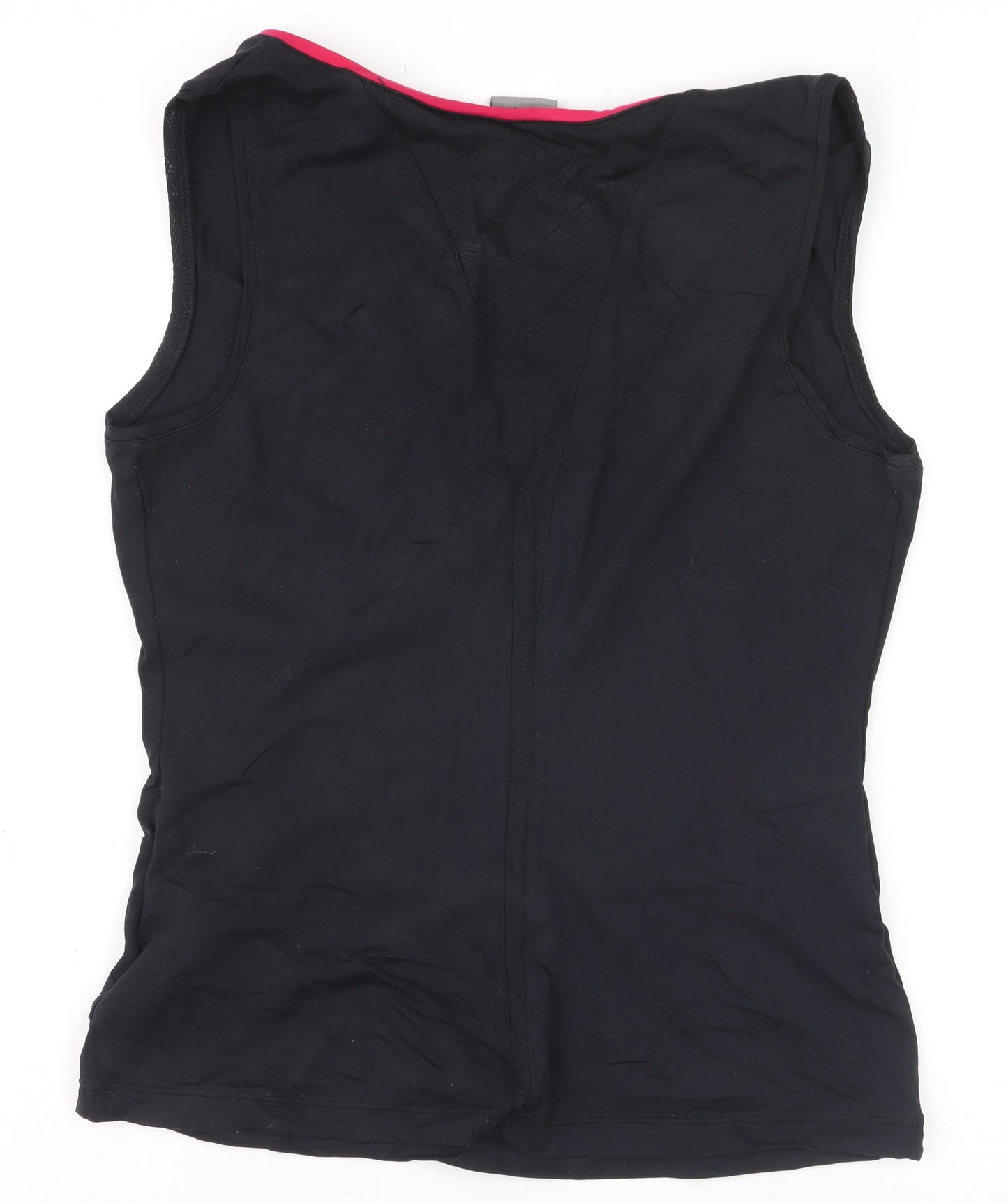 Nike Women's Black V-Neck Fitted Tank Top Size 10 Gym