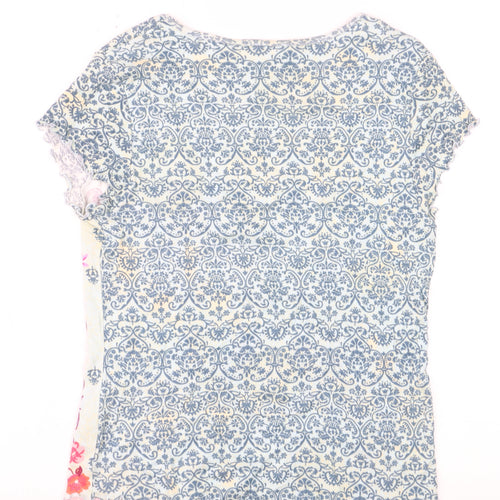 Marks and Spencer Per Una Women's Multicoloured Floral Cotton T-Shirt Size 16