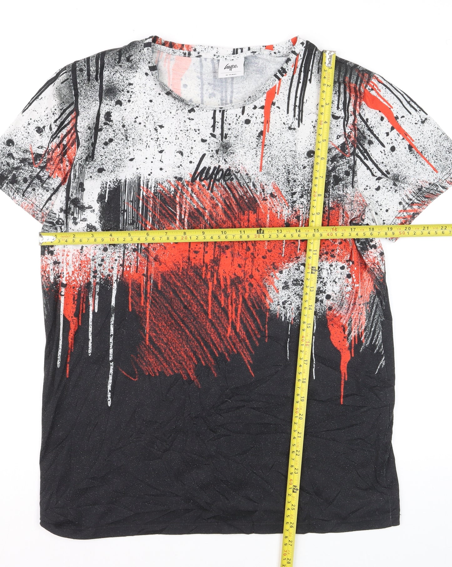 Hype Boys Multicoloured Graphic Print T-Shirt 16 Years Regular Fit