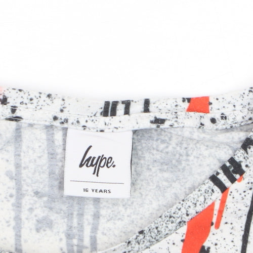 Hype Boys Multicoloured Graphic Print T-Shirt 16 Years Regular Fit