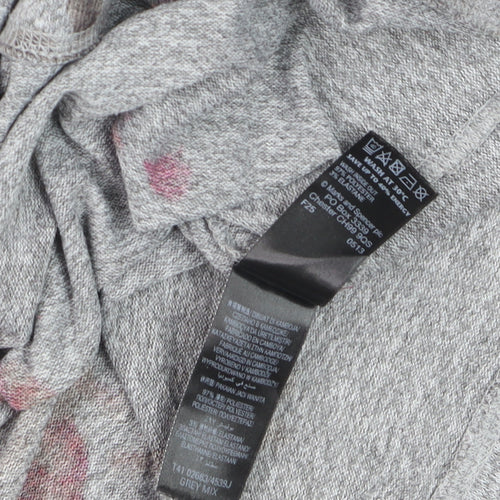 Marks and Spencer Women’s Grey Floral Pullover Jumper Size 12