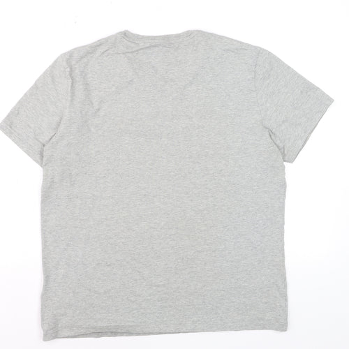 Ralph Lauren Men's Grey Crew Neck Cotton T-Shirt M
