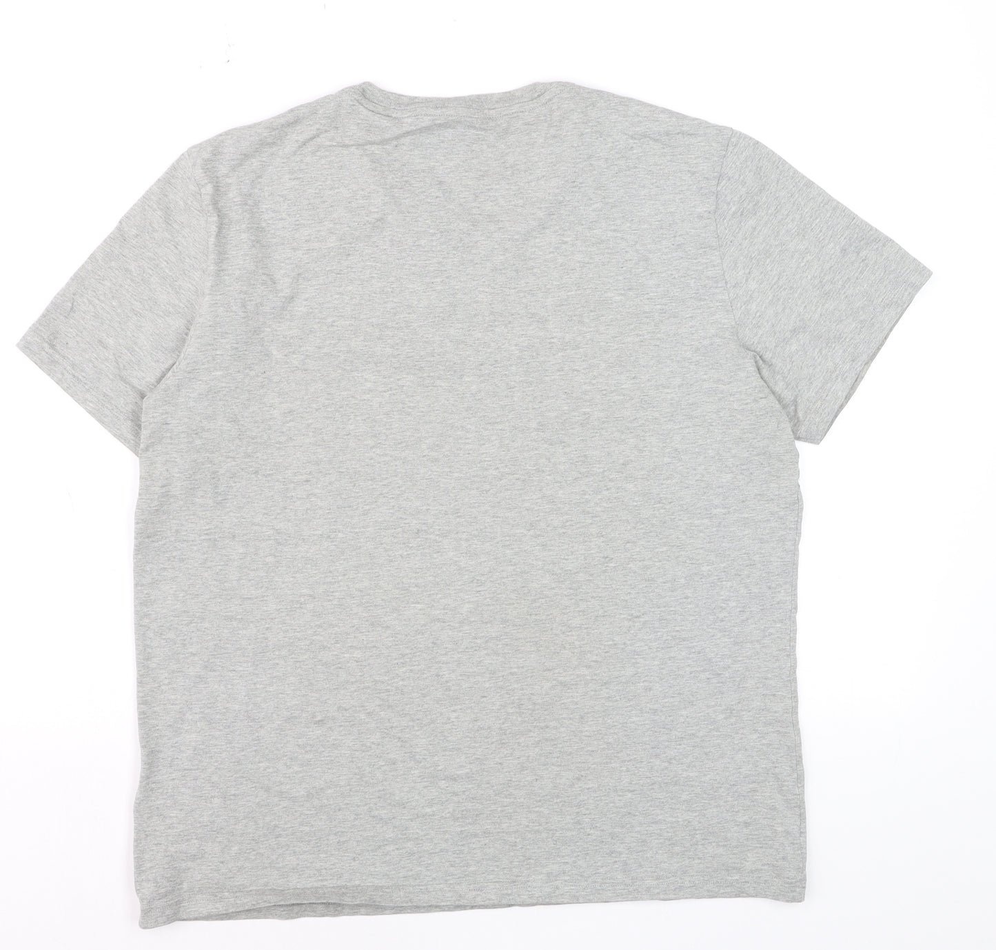 Ralph Lauren Men's Grey Crew Neck Cotton T-Shirt M