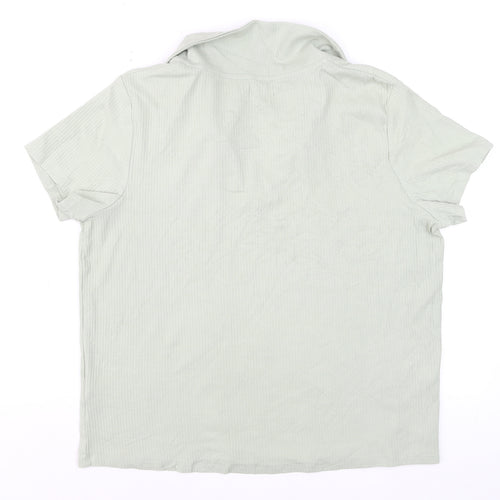 U.S. Polo Assn. Men's Green 2XL Short Sleeve Cotton Polo Shirt