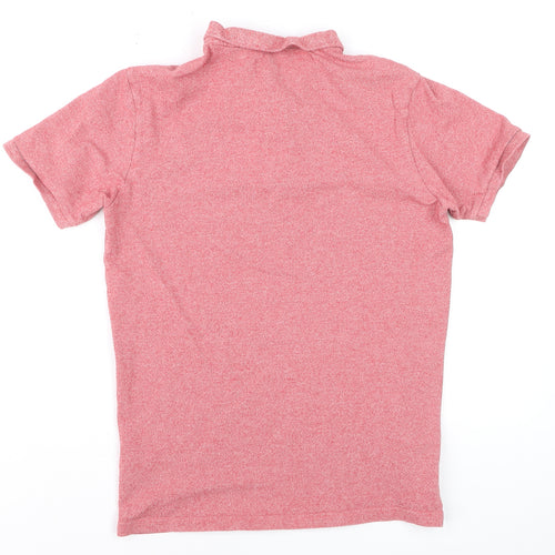 Jack Wills Men’s Red Classic Fit Polo Shirt Size M Short Sleeve