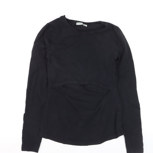 Anna Field Women’s Black Long Sleeve Basic Jersey T-Shirt Size S