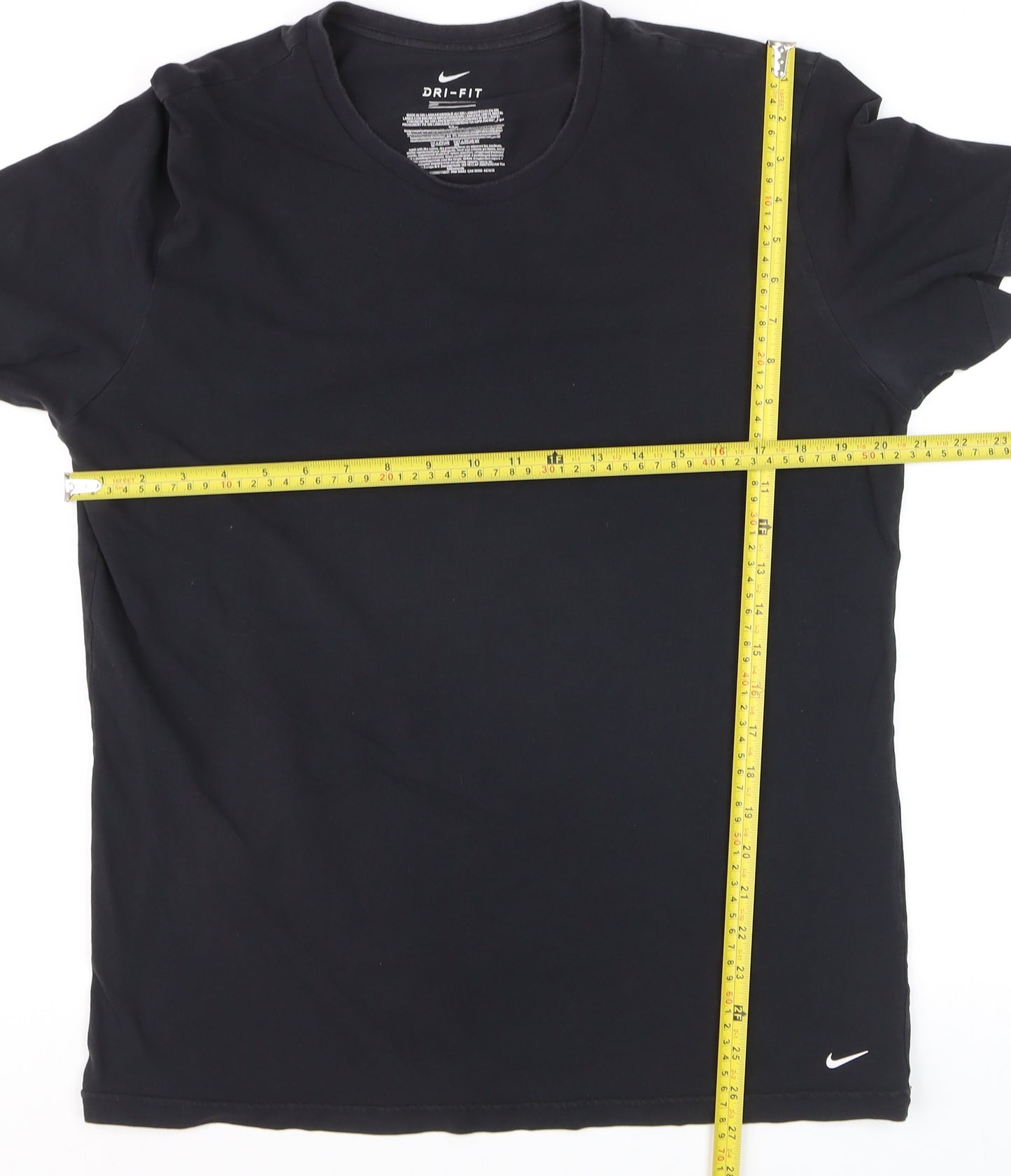 Nike Men's Black Dri-FIT Sports T-Shirt XL Athletic Fit