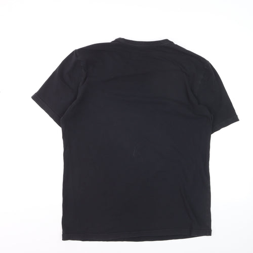 Nike Men's Black Dri-FIT Sports T-Shirt XL Athletic Fit