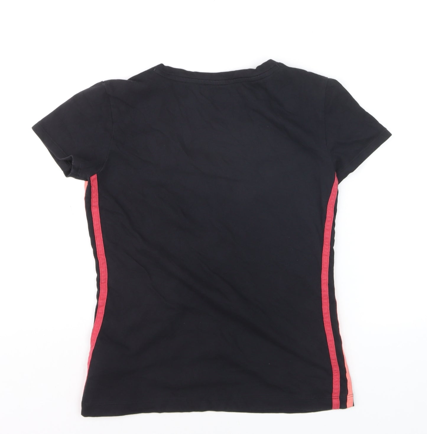 Adidas Womens Black Climacool V-Neck Sports T-Shirt XS