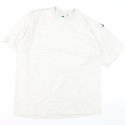 Adidas Equipment Men's White L Vintage 90s Crew Neck T-Shirt