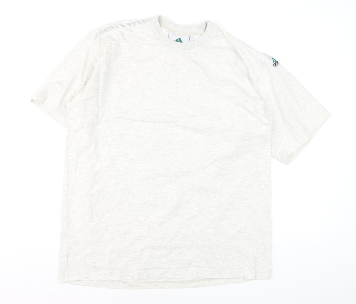 Adidas Equipment Men's White L Vintage 90s Crew Neck T-Shirt