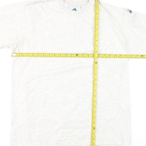 Adidas Equipment Men's White L Vintage 90s Crew Neck T-Shirt