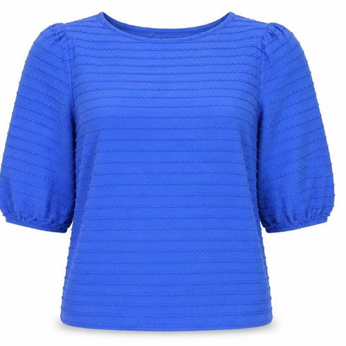 Bonmarché Women’s Blue Cotton 3/4 Sleeve Blouse Size 10