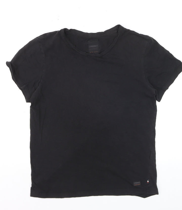 Produkt Men's Black Crew Neck Short Sleeve T-Shirt Size M