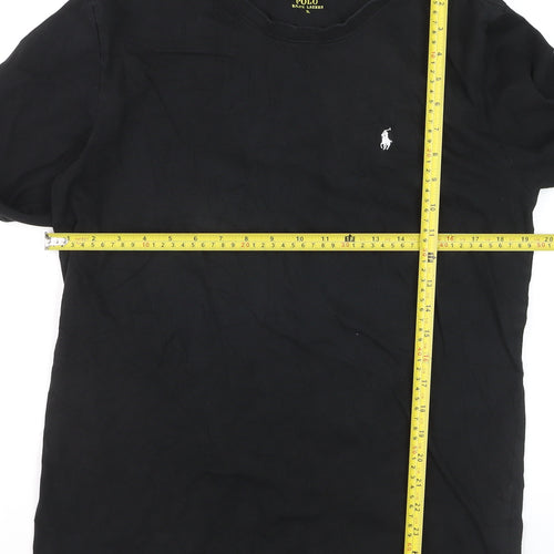 Ralph Lauren Men’s Black XL Long Sleeve Cotton Crew Neck Top