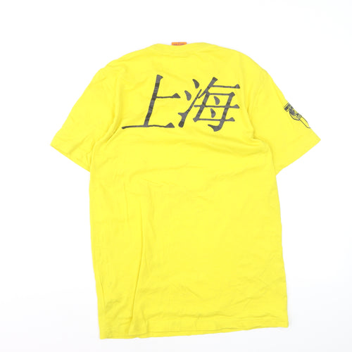 Nike Men's Yellow Shanghai Graphic Short Sleeve T-Shirt M