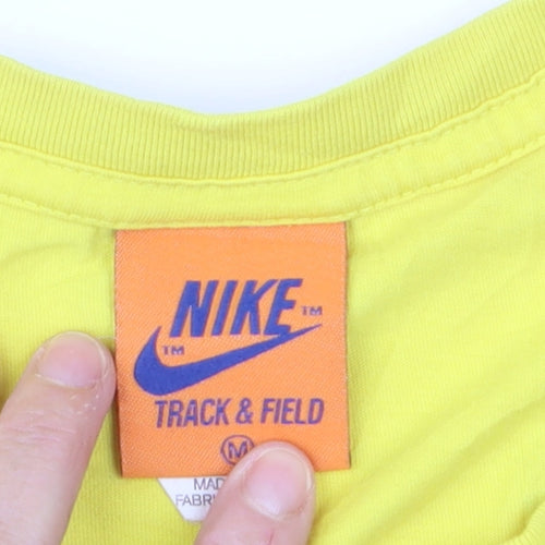 Nike Men's Yellow Shanghai Graphic Short Sleeve T-Shirt M