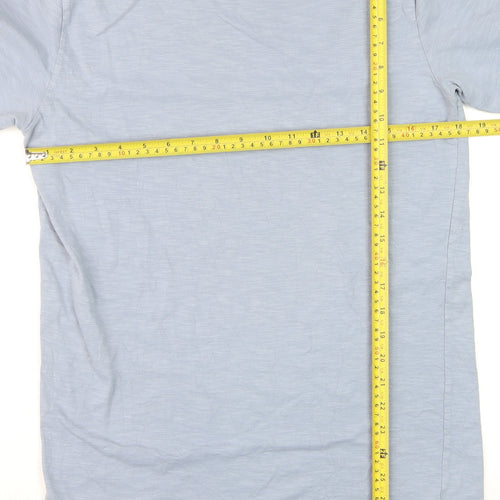 Superdry Men's Blue Crew Neck Short Sleeve Cotton T-Shirt Size S