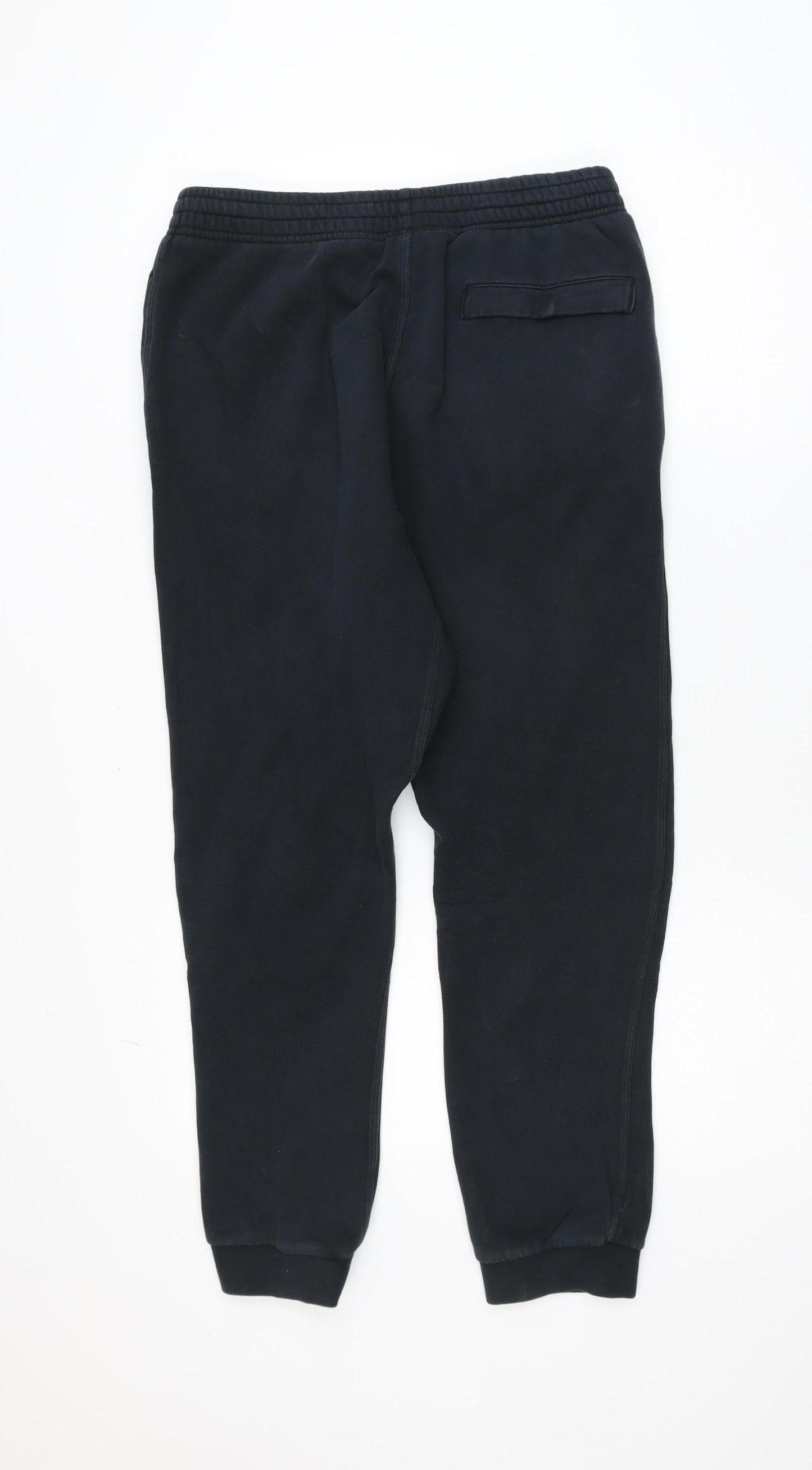 Nike Mens Black Fleece Joggers Size M Regular Fit Tapered Leg