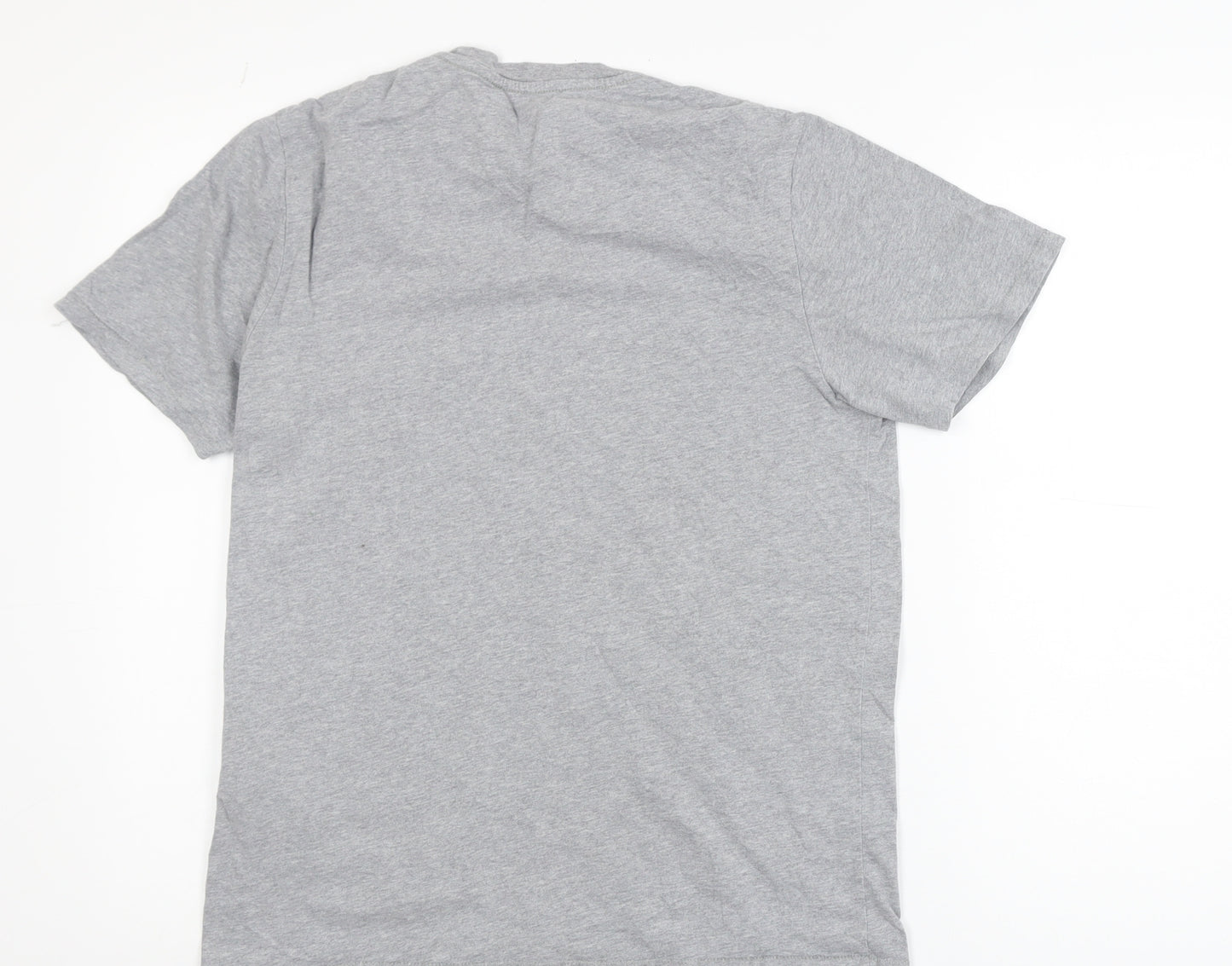 Levi's Men's Grey Small Logo Graphic Crew Neck T-Shirt