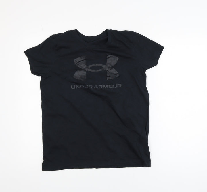 Under Armour Mens Black M Loose Fit Short Sleeve Sports T-Shirt