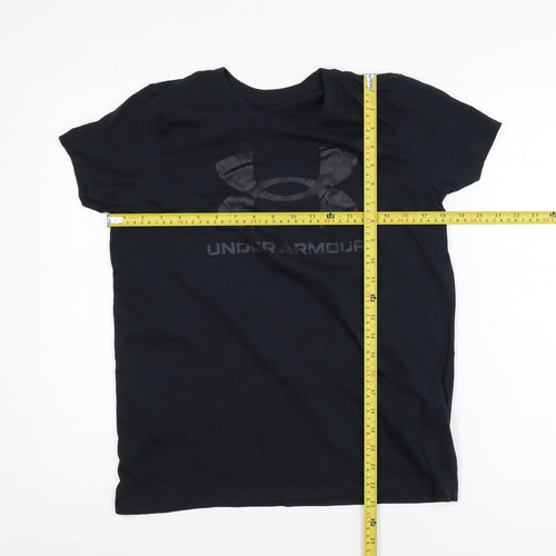 Under Armour Mens Black M Loose Fit Short Sleeve Sports T-Shirt