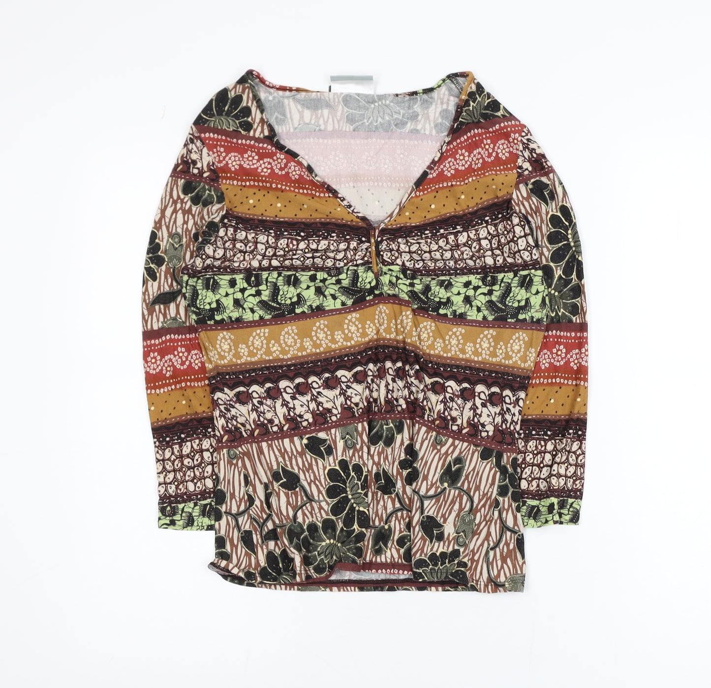 Wallis Womens Multicoloured Viscose Tunic Top Size 16