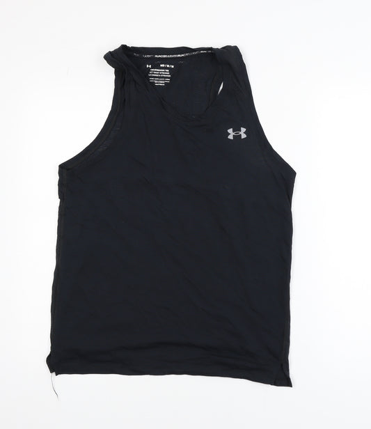 Under Armour Men's Black Medium Streaker Heatgear Running Tank Top