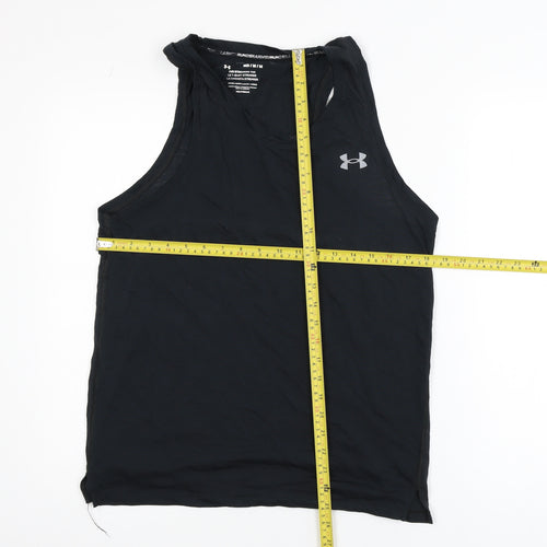 Under Armour Men's Black Medium Streaker Heatgear Running Tank Top