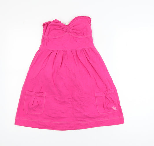 Abercrombie & Fitch Women's Pink Strapless Camisole Top Size S