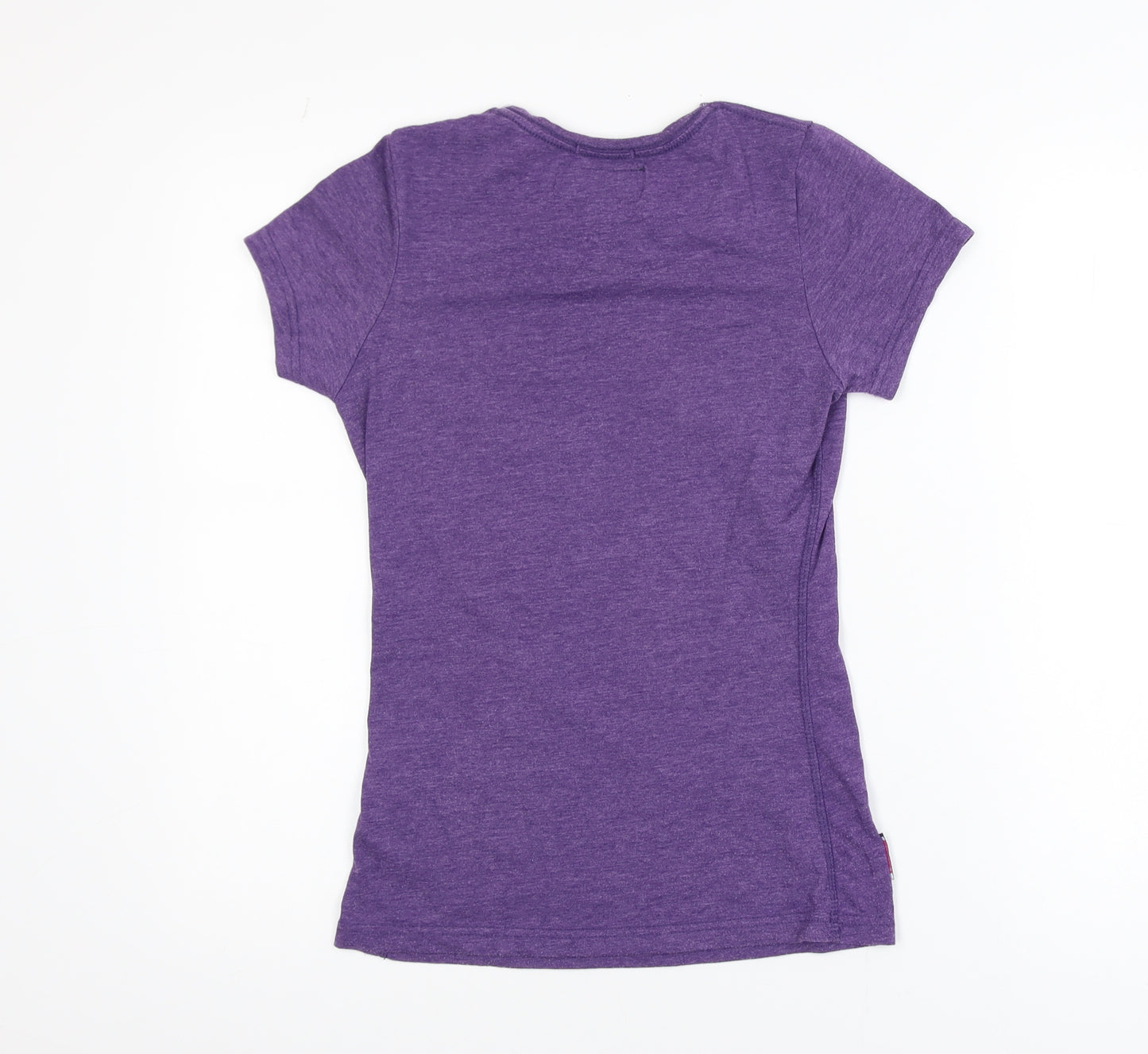 Superdry Women's Purple Graphic Logo T-Shirt Size S