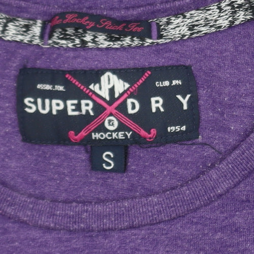 Superdry Women's Purple Graphic Logo T-Shirt Size S
