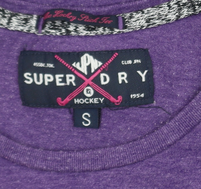 Superdry Women's Purple Graphic Logo T-Shirt Size S