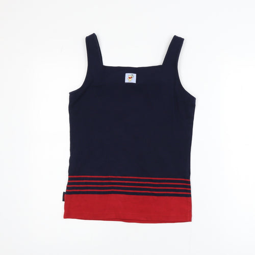 Disney Store Women’s Blue Red Camisole Tank Top Eeyore M Cotton