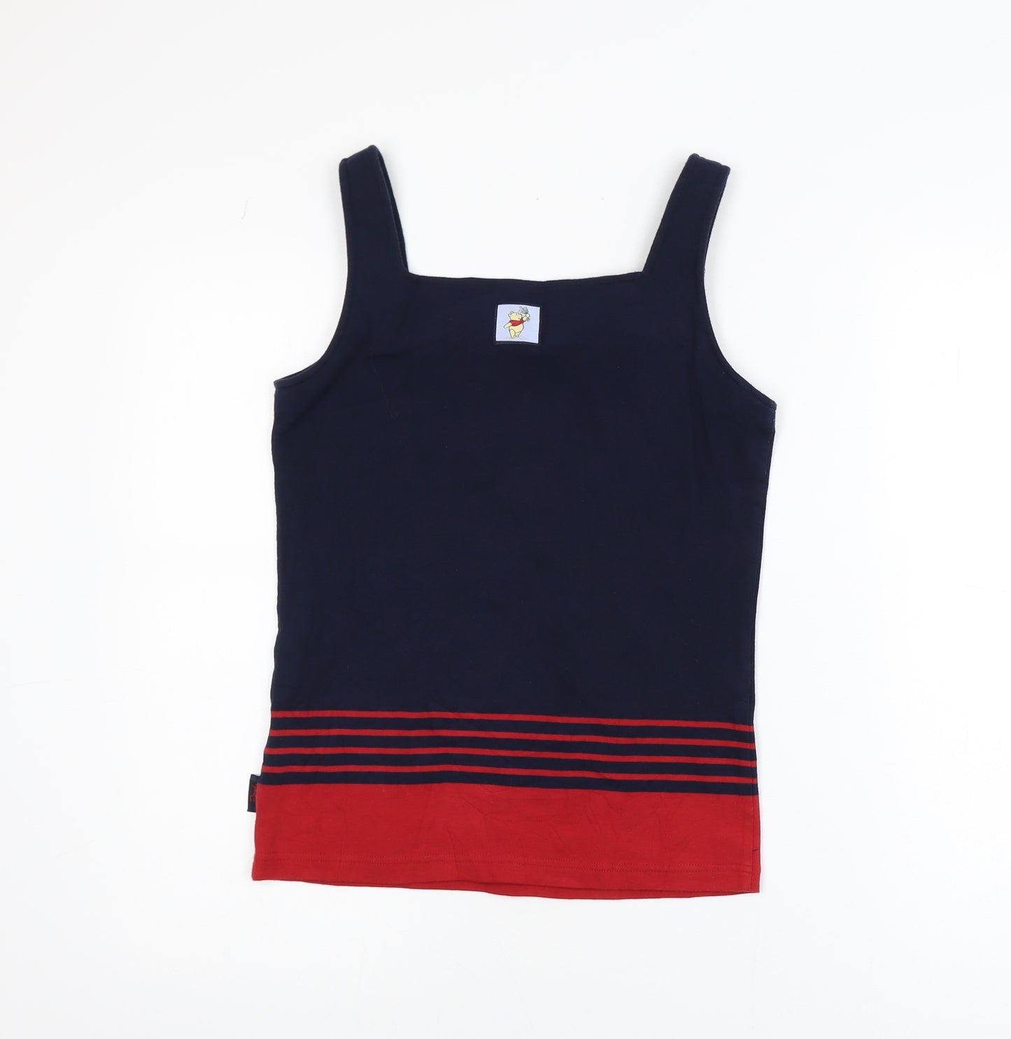 Disney Store Women’s Blue Red Camisole Tank Top Eeyore M Cotton
