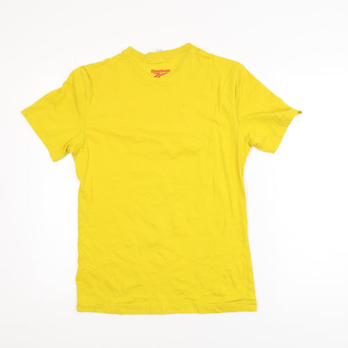 Reebok Men's Yellow XS Classic Mexicano Graphic T-Shirt
