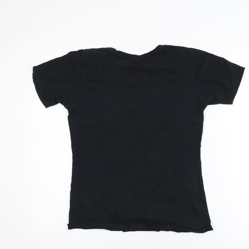 James & Nicholson Men’s Black College Graphic T-Shirt M