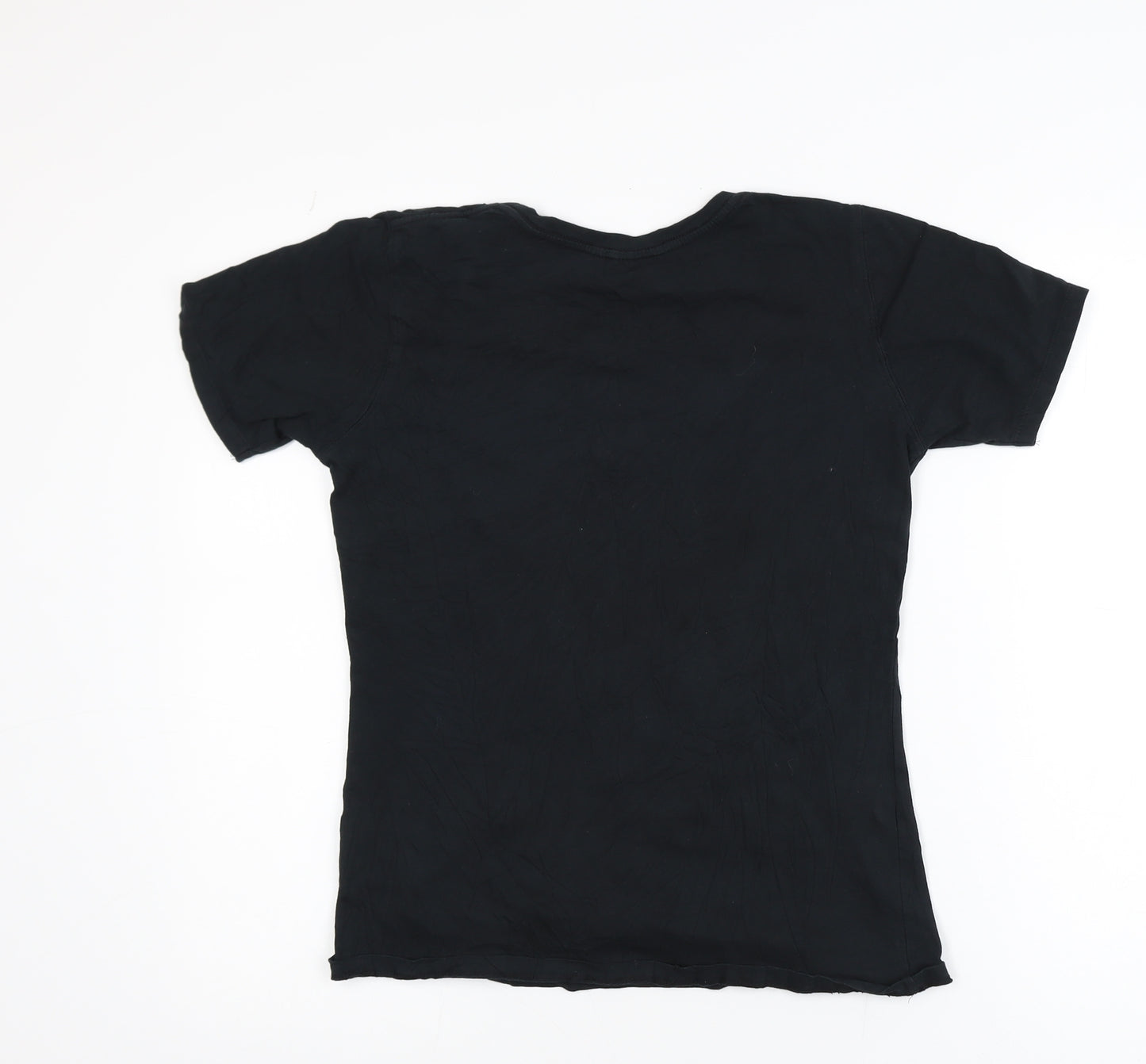 James & Nicholson Men’s Black College Graphic T-Shirt M