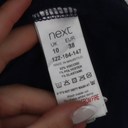 Next Women's Blue V-Neck Camisole Tank Top Size 10