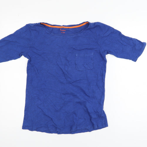 Boden Men's Blue Cotton Crew Neck Short Sleeve T-Shirt M