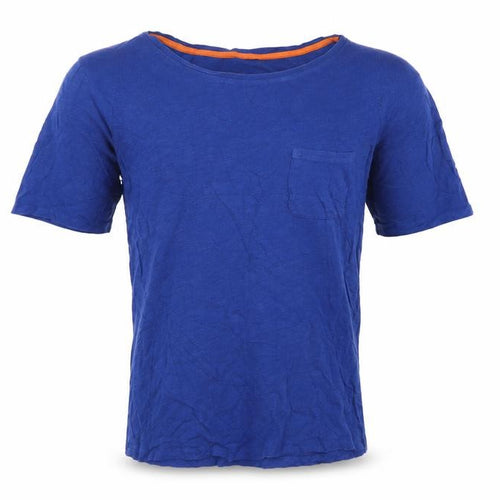 Boden Men's Blue Cotton Crew Neck Short Sleeve T-Shirt M