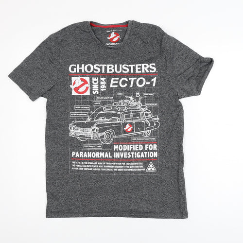 Brand Alliance Men’s Grey Ghostbusters Graphic T-Shirt Size M