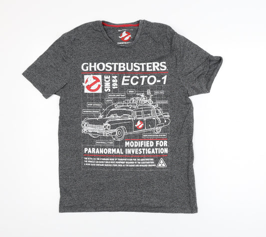 Brand Alliance Men’s Grey Ghostbusters Graphic T-Shirt Size M