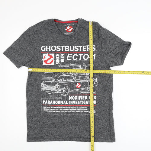 Brand Alliance Men’s Grey Ghostbusters Graphic T-Shirt Size M