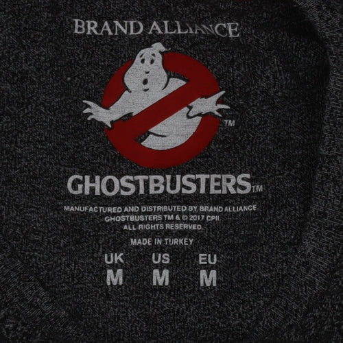 Brand Alliance Men’s Grey Ghostbusters Graphic T-Shirt Size M