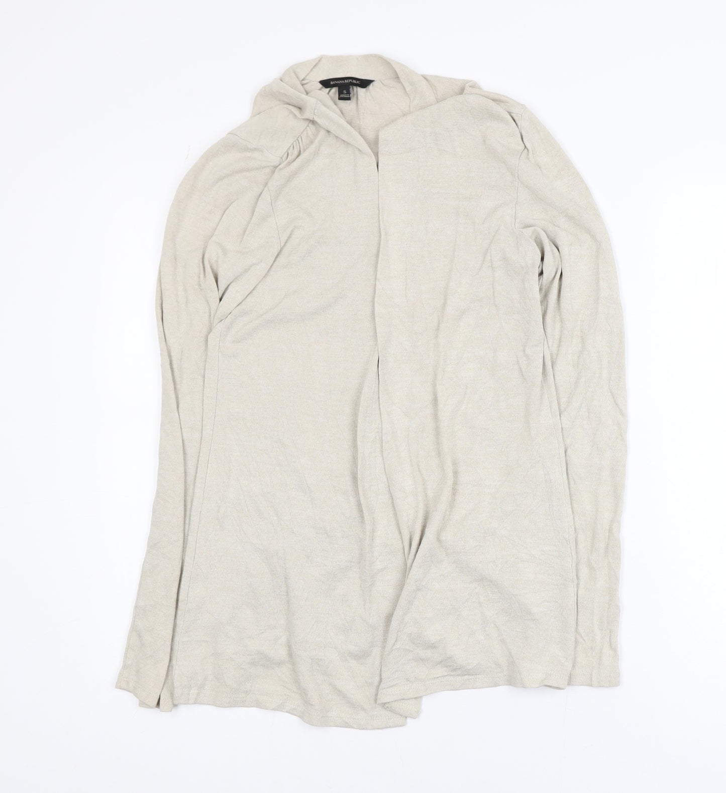 Banana Republic Women’s Beige Cardigan S Lightweight Long Sleeve Knit