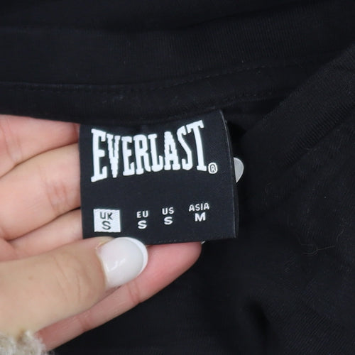 Everlast Men's Black Crew Neck Short Sleeve Graphic T-Shirt Size S