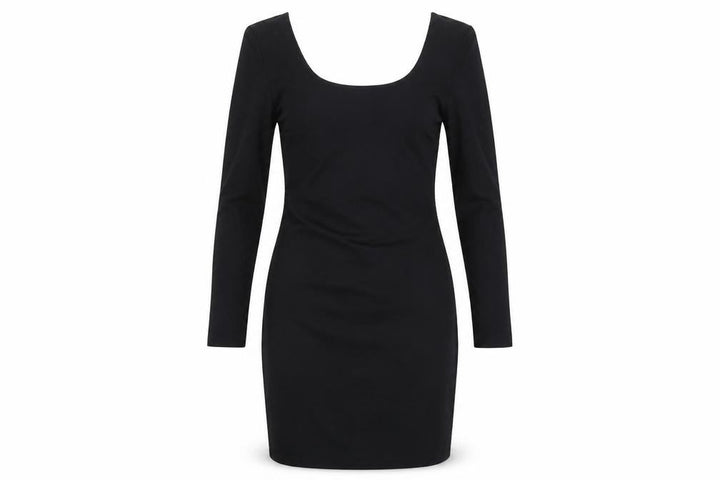 Miss Selfridge Women’s Black Bodycon Dress UK 14 Long Sleeve