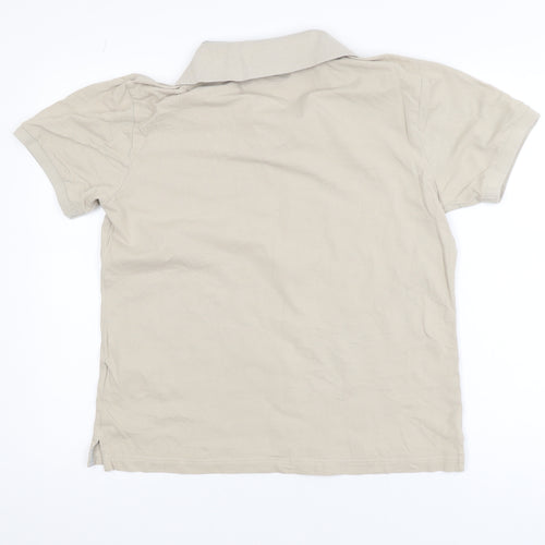 Hackett London Men's Beige Slim Fit Polo Shirt Size L