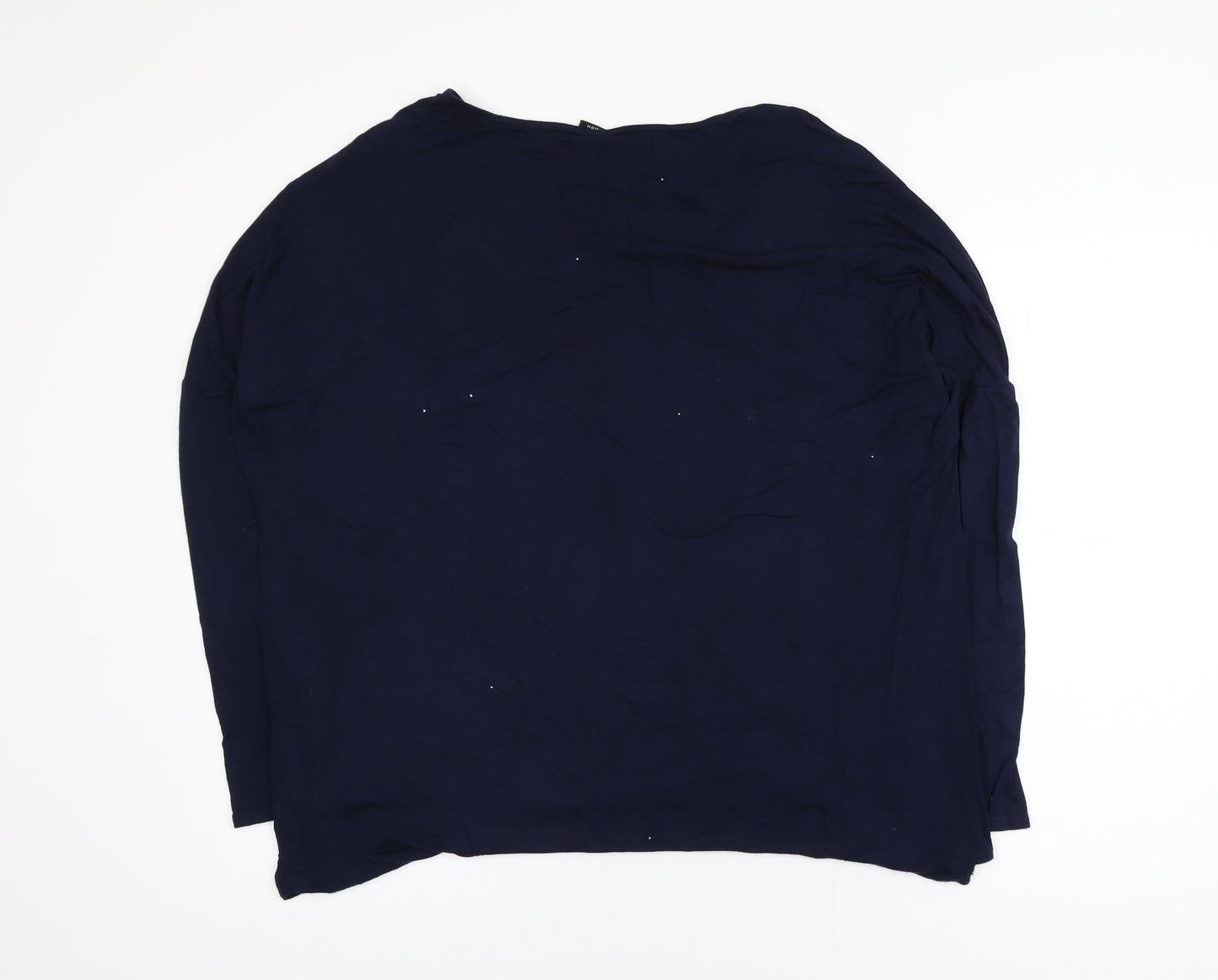 Wallis Women’s Blue Long Sleeve Beaded Blouse Size L